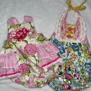 2 Haute Baby Bubble Outfits 0-3 M